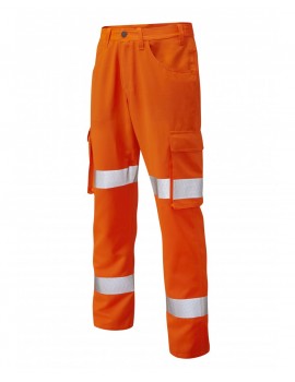 Leo Yelland Lightweight Cargo Trouser Orange - Short High Visibility